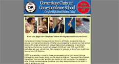 Desktop Screenshot of cornerstonechristianministry.org